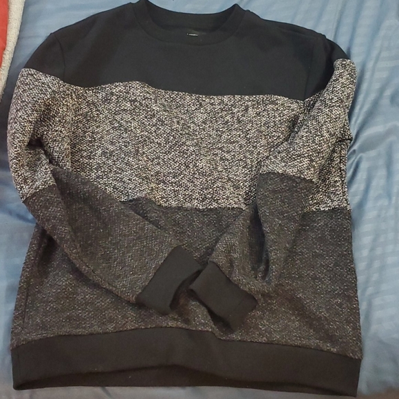 DOHC COLOR BLOCK LUXURY SWEATER / SWEATSHIRT - Picture 5 of 7